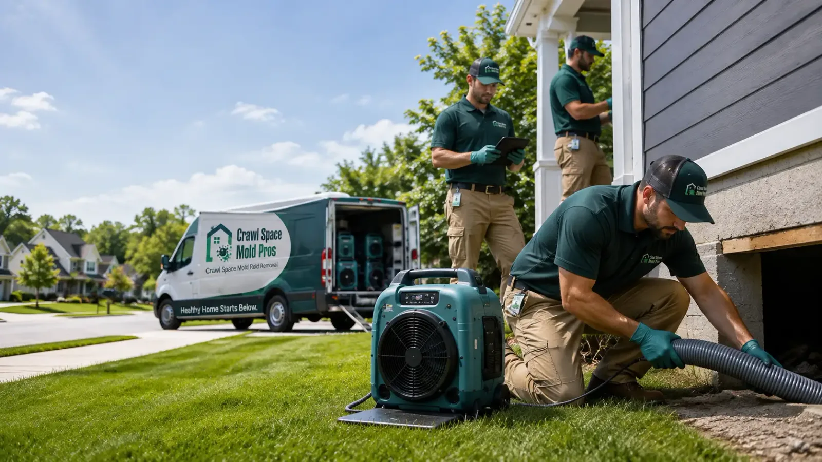 Crawl Space Mold Removal in Zionsville, PA